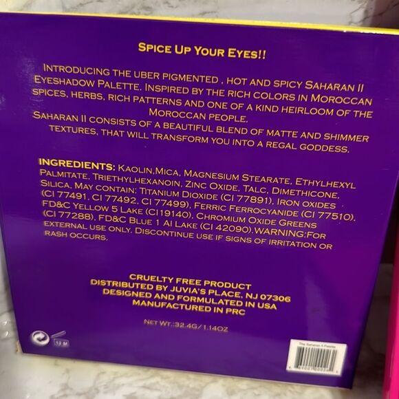 Juvias Place The Masquerade large, the douce and the Saharan II eyeshadow lot - Picture 9 of 13